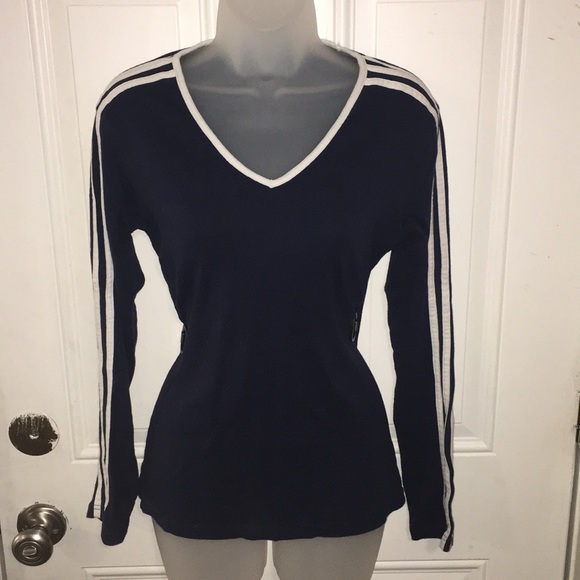 adidas Tops - Navy long sleeve adidas shirt